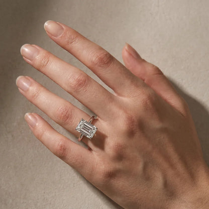 Emerald Cut Classic Engagement Ring