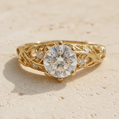 Exquisite Exotic Zirconia Ring