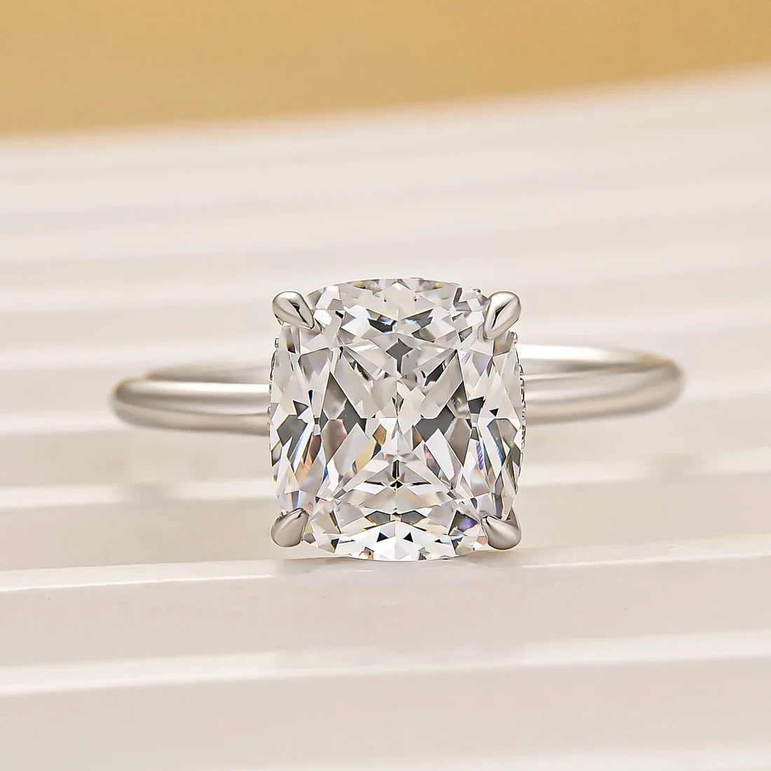 Cushion Cut Everyday Engagement Ring