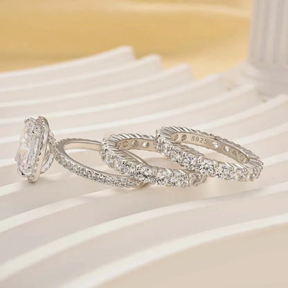 Cushion Cut Gorgeous Wedding Ring Set