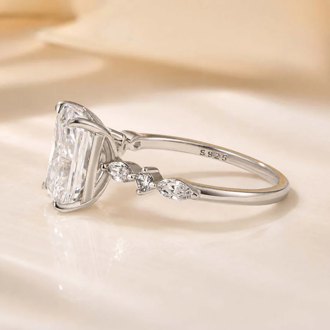 Radiant Cut Engagement Ring For Women