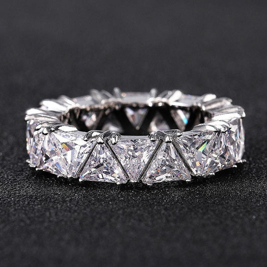Vintage Triangle Stone Ring