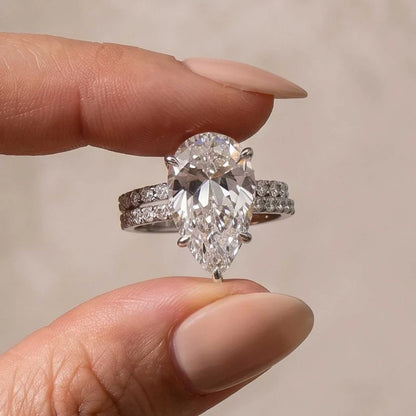 Marquise Cut Wedding Ring Set