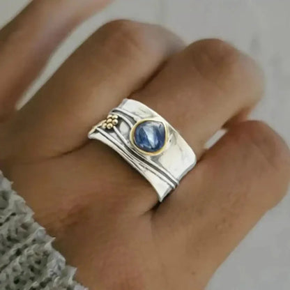 Bohemian Gemstone Meditation Ring