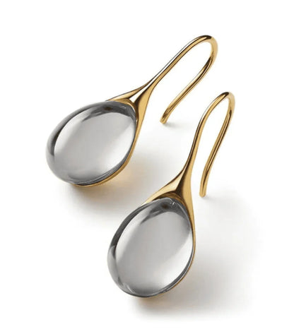 Minimalist Crystal Drop Earrings