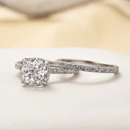 Bridal Cushion 2PC Ring Set