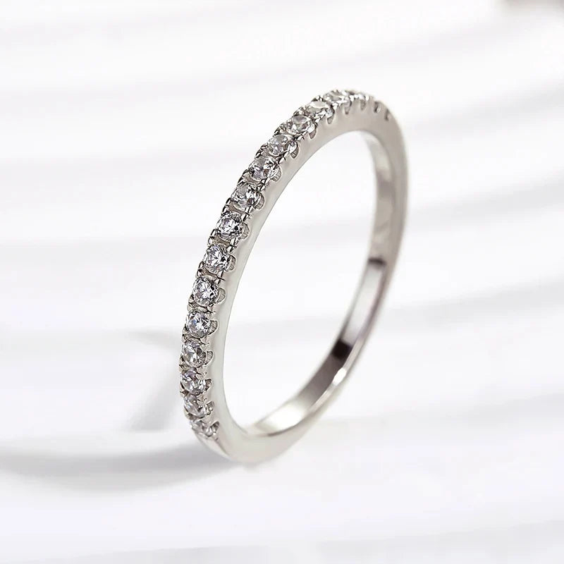 Half Eternity Thin Women's Wedding Band