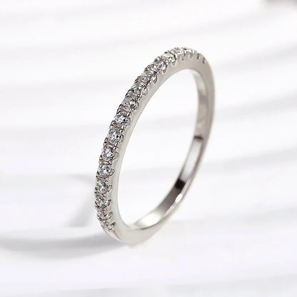 Half Eternity Thin Women's Wedding Band