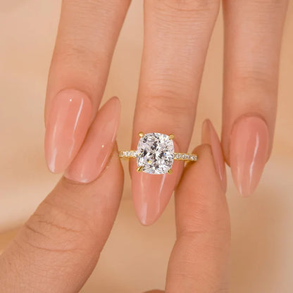 Cushion Cut Engagement Ring