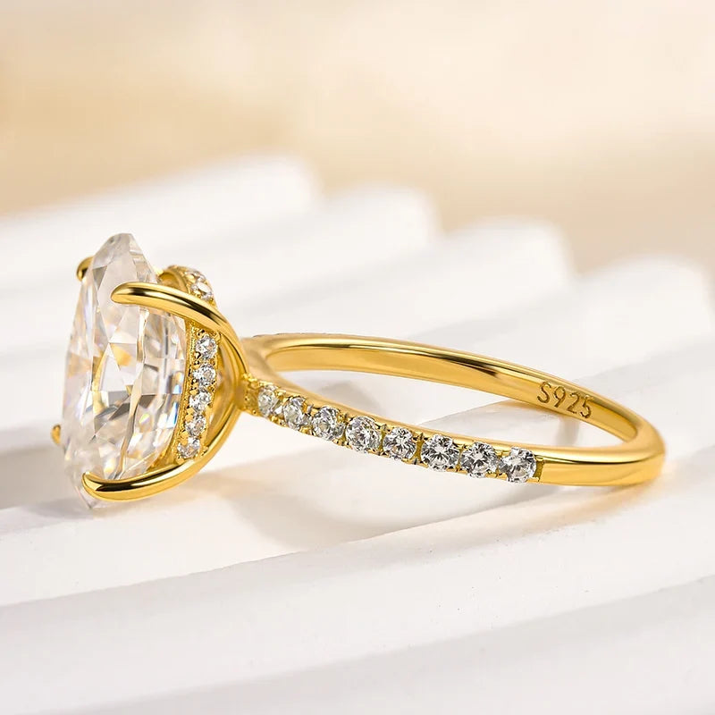 Oval Cut Promise Ring For Women