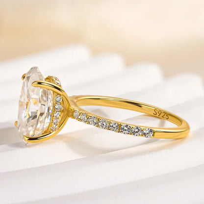 Oval Cut Promise Ring For Women
