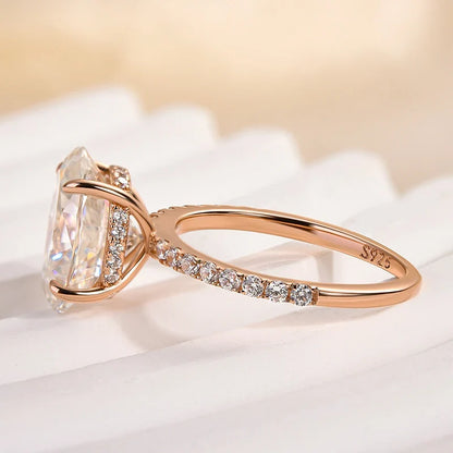 Oval Cut Promise Ring For Women