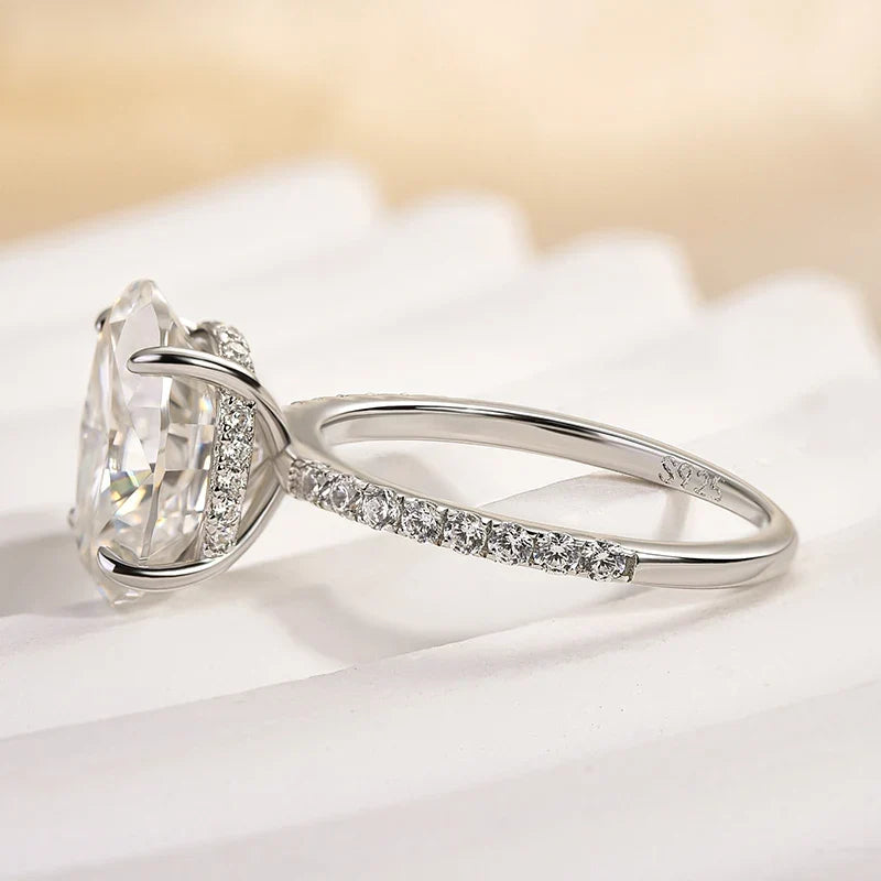 Oval Cut Promise Ring For Women