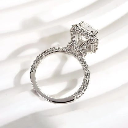 Radiant Cut Vintage Ring For Everyday Wear