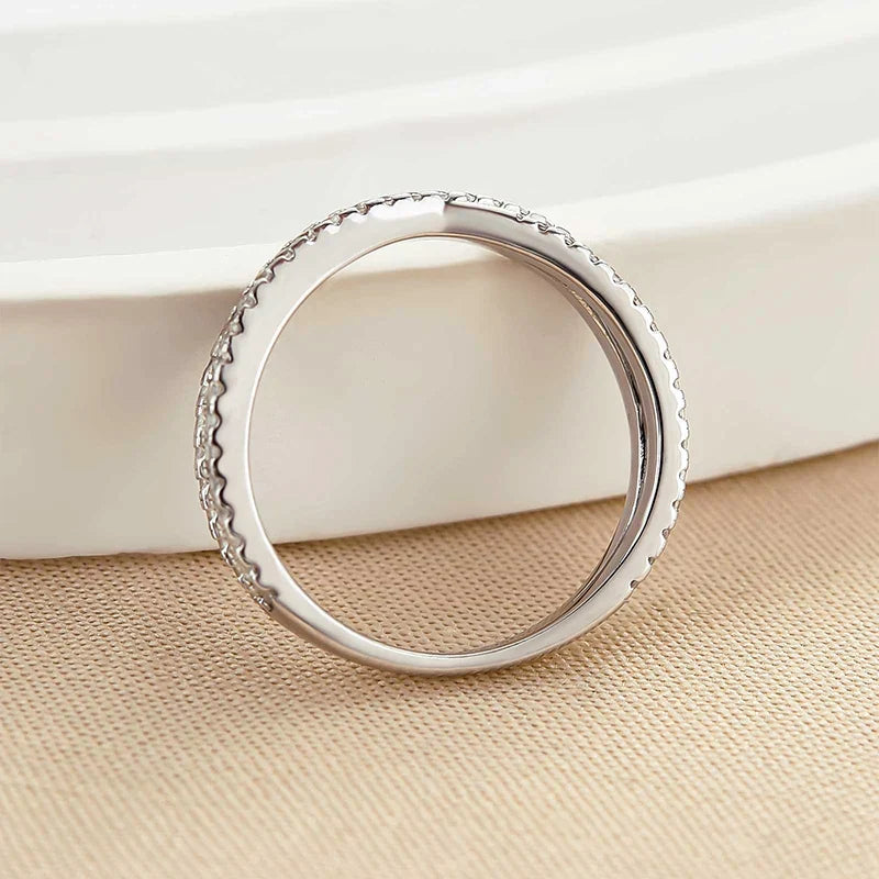 Criss Cross Wedding Ring For Women