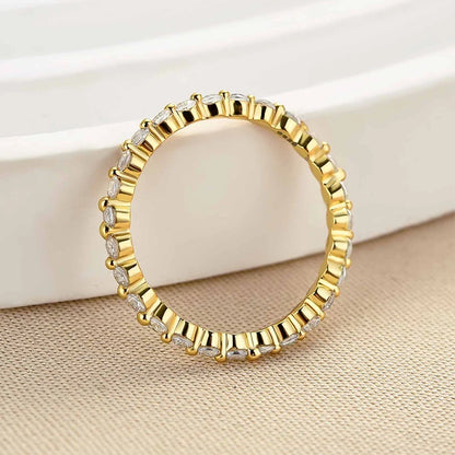 Round Cut Full Eternity Classic Ring