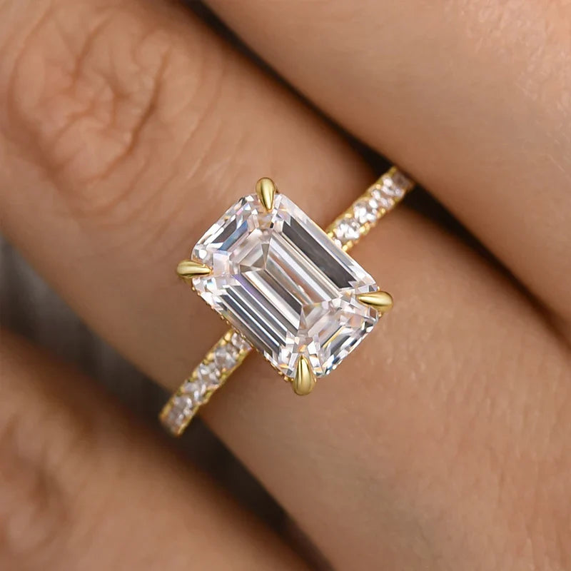 Classic Emerald Cut Engagement Ring