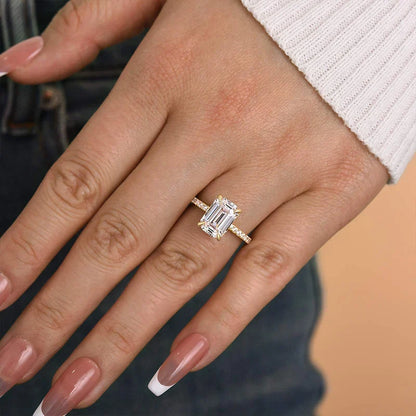 Classic Emerald Cut Engagement Ring