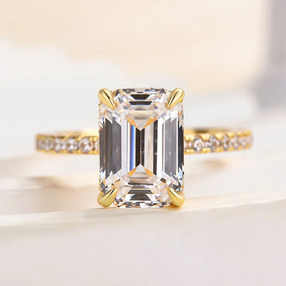 Classic Emerald Cut Engagement Ring