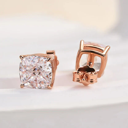 Cushion Cut Women's Stud Earrings