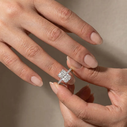 Radiant Cut Engagement Ring for Women