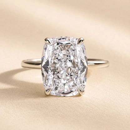 Sparkle Cushion Cut Engagement Ring for Women