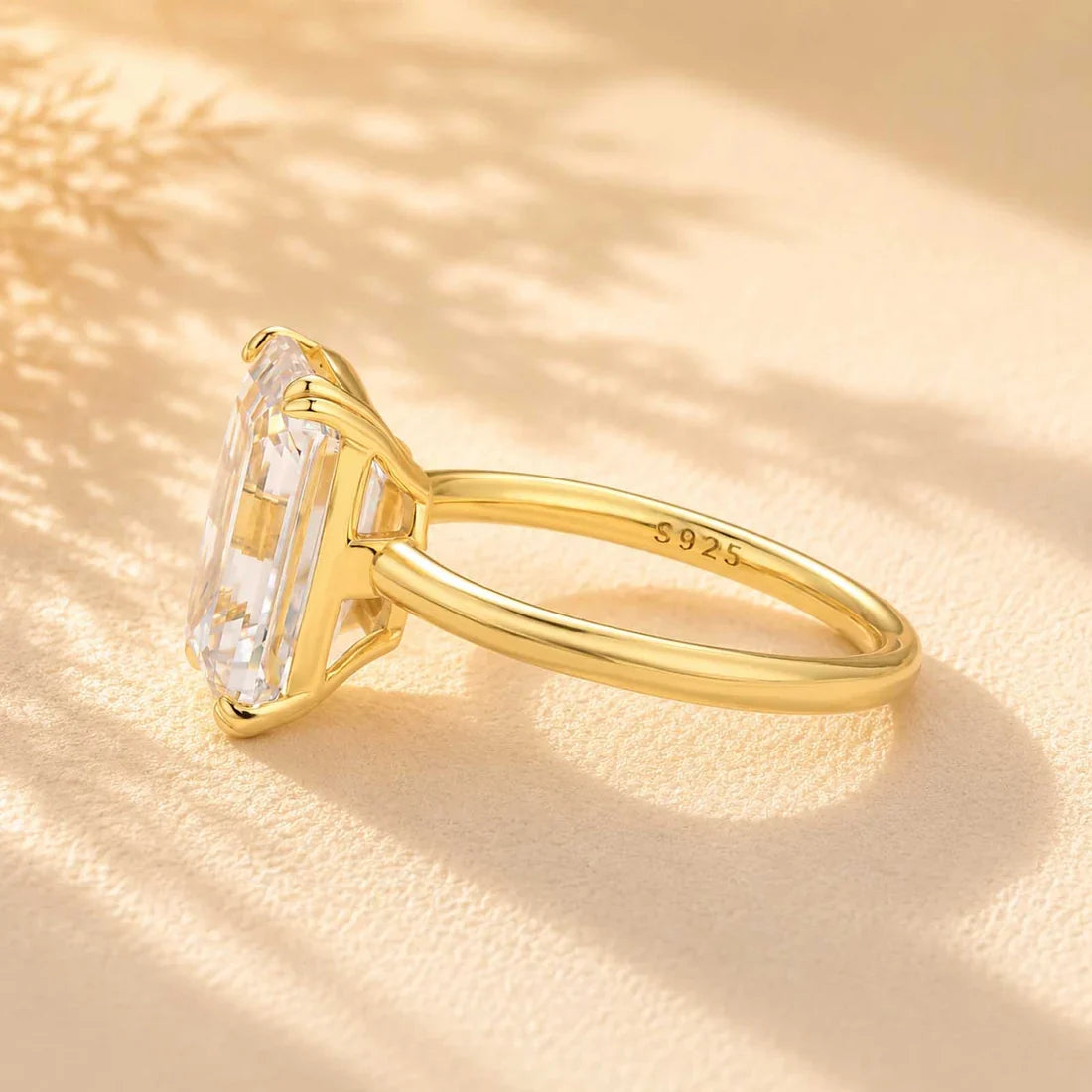 Emerald Cut Classic Engagement Ring