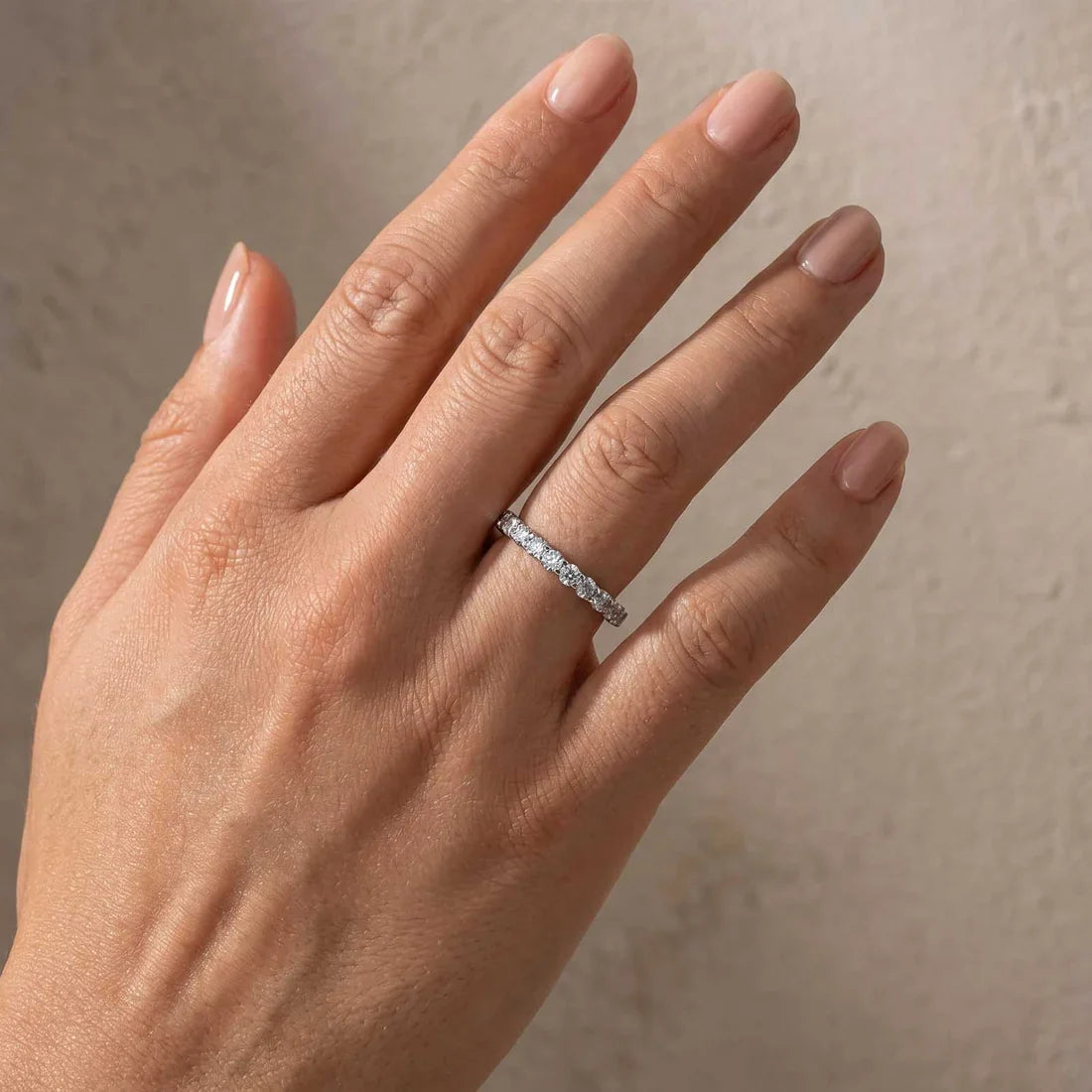 Radiant Cut Elegant Wedding Ring