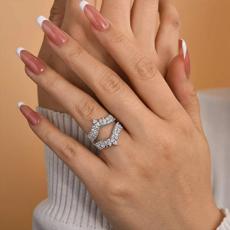 Crown Stackable Wedding Ring