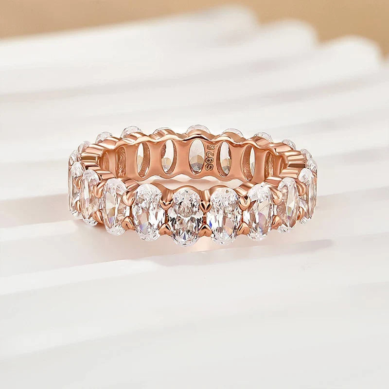 Oval Cut Wedding Ring for Everyday Wear