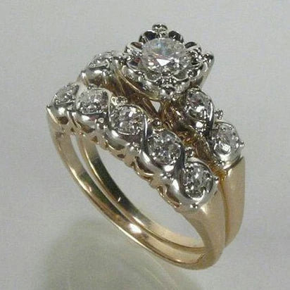 Vintage Sparkling Gold Ring