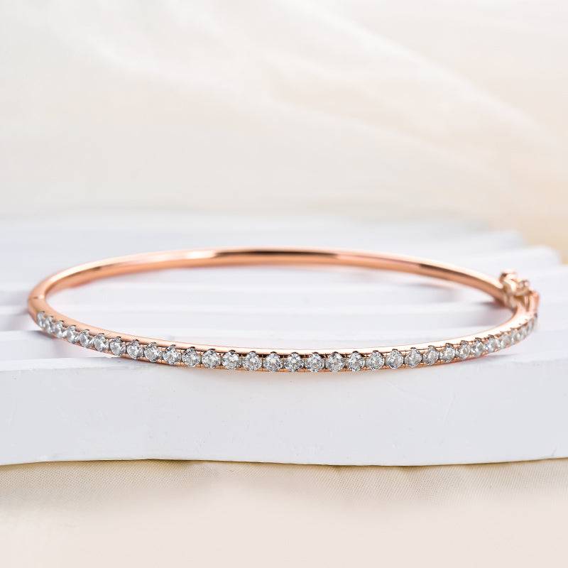 Noble Round Cut Tennis Bracelet for Women