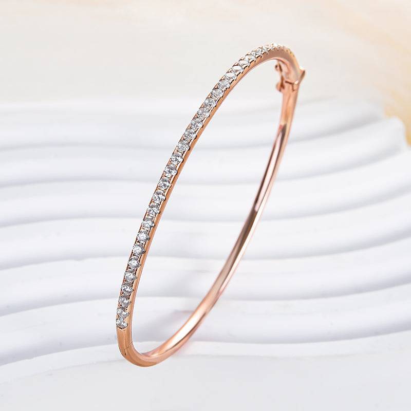 Noble Round Cut Tennis Bracelet for Women
