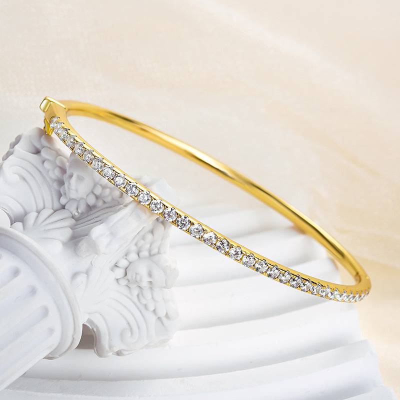 Noble Round Cut Tennis Bracelet for Women
