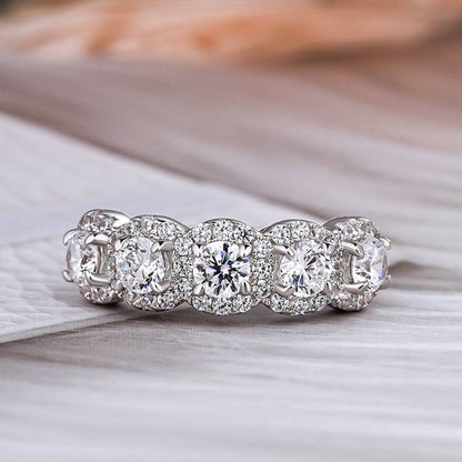 Five Stone Anniversary Ring
