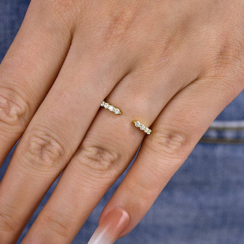 Dainty Open Wedding Ring