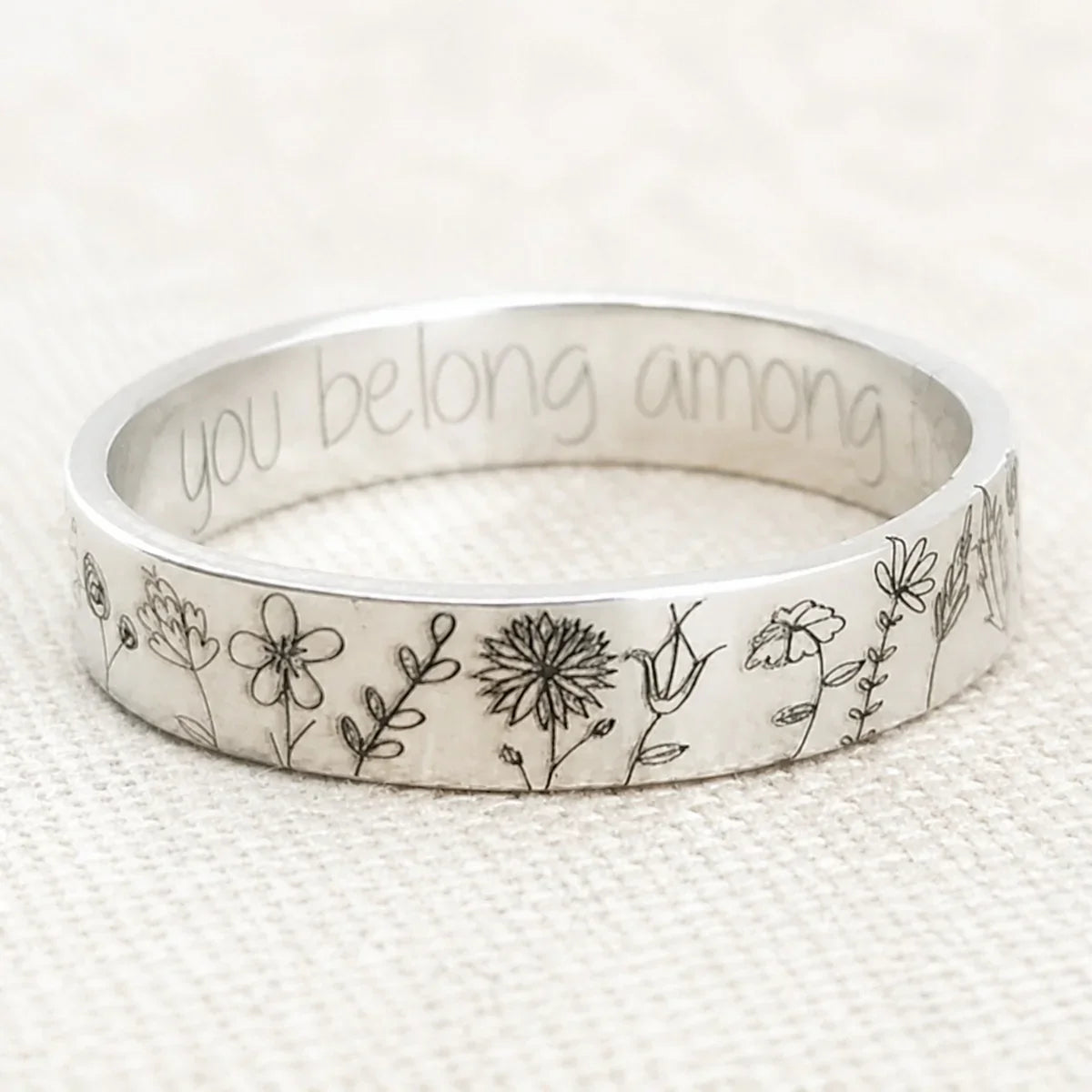 Minimalist Silver Band Ring