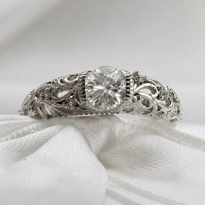 Noble Silver Zirconia Ring